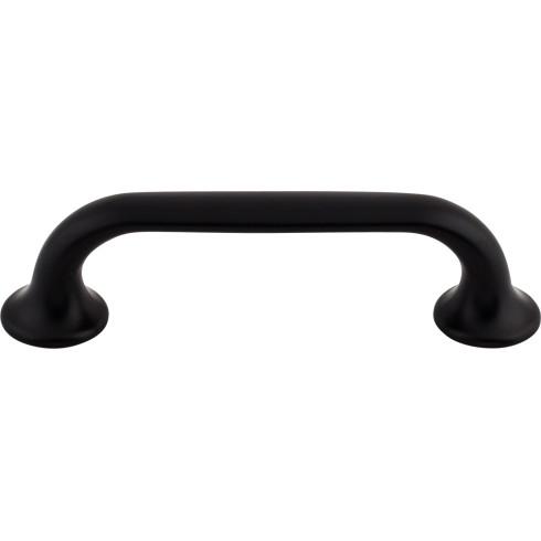 Oculus Oval Pull ( Zinc Alloy | Flat Black - Mercer Collection ) | Manufactured Globally