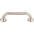 Oculus Oval Pull ( Zinc Alloy | Brushed Satin Nickel - Mercer Collection ) | Manufactured Globally
