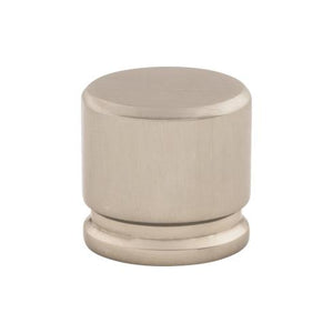 Oval Knob Medium ( Zinc Alloy | Brushed Satin Nickel - Sanctuary Collection ) | Manufactured Globally