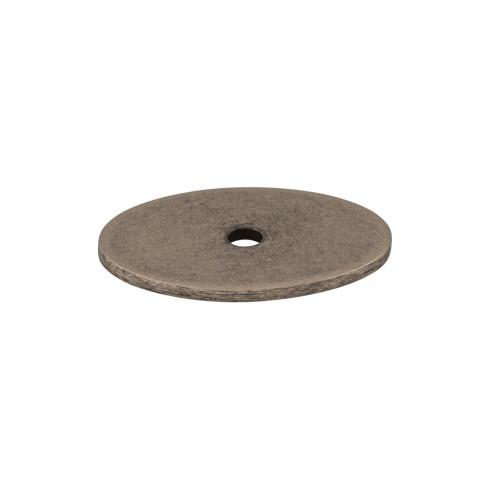 Oval Backplate Medium ( Steel | Pewter Antique - Sanctuary Collection ) | Manufactured Globally
