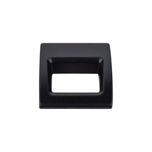 Tango Finger Pull Small ( Zinc Alloy | Flat Black - Mercer Collection ) | Manufactured Globally
