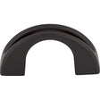 Tango U Finger Pull ( Zinc Alloy | Flat Black - Mercer Collection ) | Manufactured Globally
