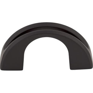 Tango U Finger Pull ( Zinc Alloy | Flat Black - Mercer Collection ) | Manufactured Globally