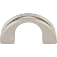 Tango U Finger Pull ( Zinc Alloy | Brushed Satin Nickel - Mercer Collection ) | Manufactured Globally