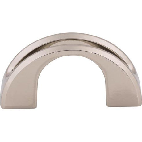 Tango U Finger Pull ( Zinc Alloy | Polished Nickel - Mercer Collection ) | Manufactured Globally