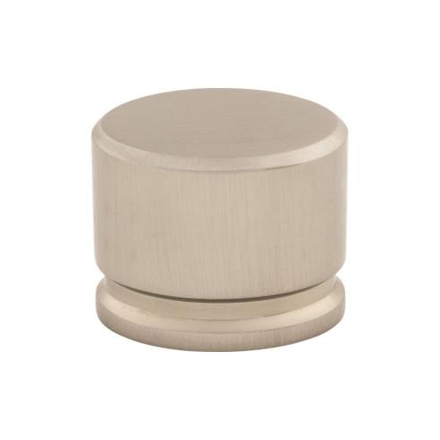 Oval Knob Large ( Zinc Alloy | Brushed Satin Nickel - Sanctuary Collection ) | Manufactured Globally