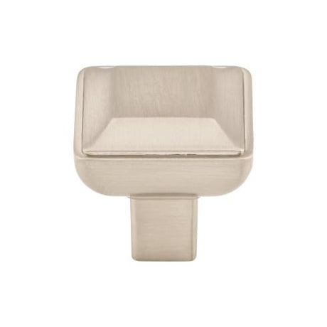 Podium Knob ( Zinc Alloy | Brushed Satin Nickel - Transcend Collection ) | Manufactured Globally
