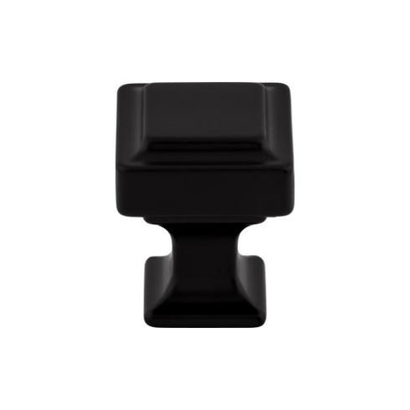 Ascendra Knob ( Zinc Alloy | Flat Black - Transcend Collection ) | Manufactured Globally