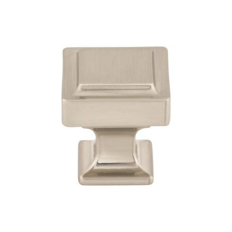 Ascendra Knob ( Zinc Alloy | Brushed Satin Nickel - Transcend Collection ) | Manufactured Globally