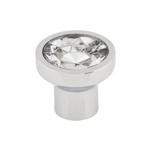 Wentworth Crystal Round Knob ( Zinc Alloy | Polished Chrome - Barrington Collection ) | Manufactured Globally