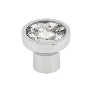 Wentworth Crystal Round Knob ( Zinc Alloy | Polished Chrome - Barrington Collection ) | Manufactured Globally