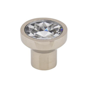 Wentworth Crystal Round Knob ( Zinc Alloy | Polished Nickel - Barrington Collection ) | Manufactured Globally