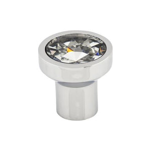 Wentworth Crystal Round Knob ( Zinc Alloy | Polished Chrome - Barrington Collection ) | Manufactured Globally