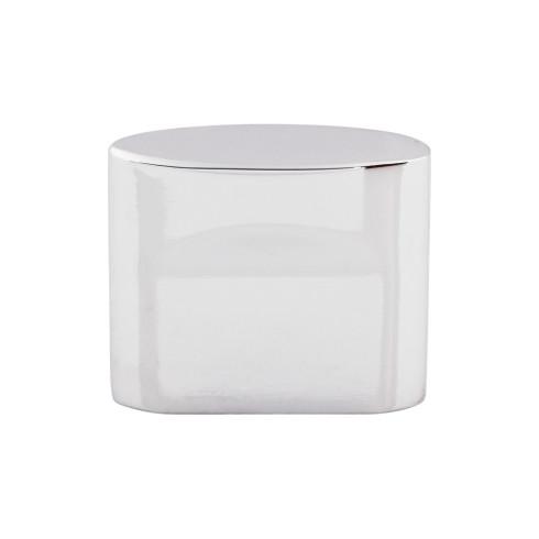 Oval Slot Knob Small ( Zinc Alloy | Polished Chrome - Sanctuary Collection ) | Manufactured Globally