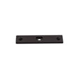Channing Backplate ( Zinc Alloy | Flat Black - Barrington Collection ) | Manufactured Globally