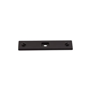 Channing Backplate ( Zinc Alloy | Flat Black - Barrington Collection ) | Manufactured Globally
