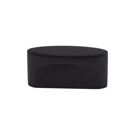 Oval Slot Knob Medium ( Zinc Alloy | Flat Black - Sanctuary Collection ) | Manufactured Globally
