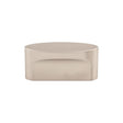 Oval Slot Knob Medium ( Zinc Alloy | Brushed Satin Nickel - Sanctuary Collection ) | Manufactured Globally