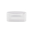 Oval Slot Knob Medium ( Zinc Alloy | Polished Chrome - Sanctuary Collection ) | Manufactured Globally