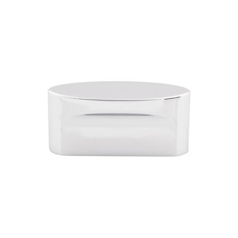 Oval Slot Knob Medium ( Zinc Alloy | Polished Chrome - Sanctuary Collection ) | Manufactured Globally