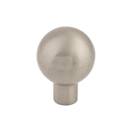 Brookline Knob ( Zinc Alloy | Brushed Satin Nickel - Barrington Collection ) | Manufactured Globally