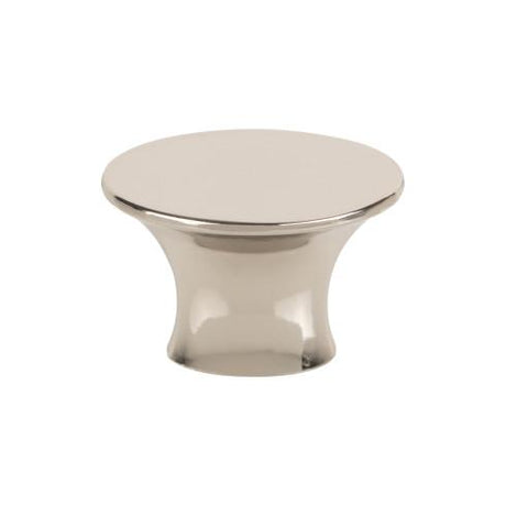 Edgewater Knob ( Zinc Alloy | Polished Nickel - Barrington Collection ) | Manufactured Globally