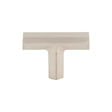 Lydia T Shape Knob ( Zinc Alloy | Brushed Satin Nickel - Serene Collection ) | Manufactured Globally