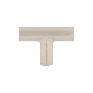Lydia T Shape Knob ( Zinc Alloy | Brushed Satin Nickel - Serene Collection ) | Manufactured Globally