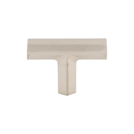 Lydia T Shape Knob ( Zinc Alloy | Brushed Satin Nickel - Serene Collection ) | Manufactured Globally