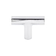 Lydia T Shape Knob ( Zinc Alloy | Polished Chrome - Serene Collection ) | Manufactured Globally