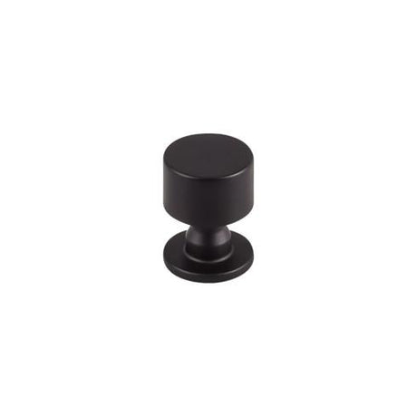 Lily Knob ( Zinc Alloy | Flat Black - Serene Collection ) | Manufactured Globally