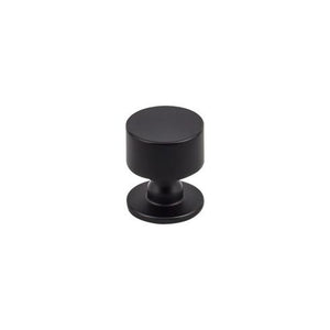 Lily Knob ( Zinc Alloy | Flat Black - Serene Collection ) | Manufactured Globally