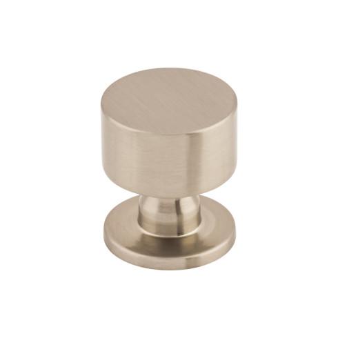 Lily Knob ( Zinc Alloy | Brushed Satin Nickel - Serene Collection ) | Manufactured Globally
