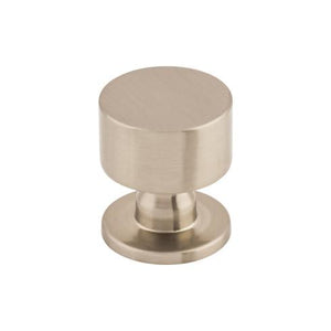 Lily Knob ( Zinc Alloy | Brushed Satin Nickel - Serene Collection ) | Manufactured Globally