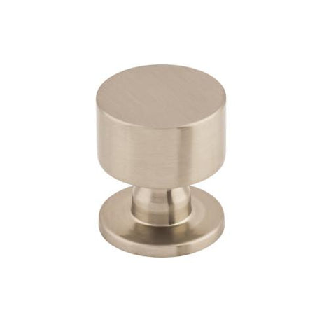 Lily Knob ( Zinc Alloy | Brushed Satin Nickel - Serene Collection ) | Manufactured Globally
