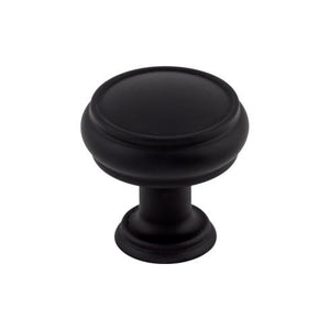 Eden Medium Knob ( Zinc Alloy | Flat Black - Serene Collection ) | Manufactured Globally