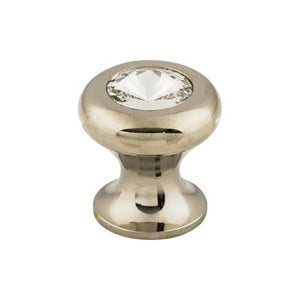 Hayley Crystal Knob Clear ( Brass | Polished Nickel - Serene Collection ) | Manufactured Globally