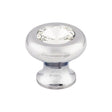 Hayley Crystal Knob Clear ( Brass | Polished Chrome - Serene Collection ) | Manufactured Globally