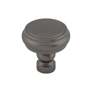 Brixton Rimmed Knob ( Zinc Alloy | Ash Gray - Devon Collection ) | Manufactured Globally