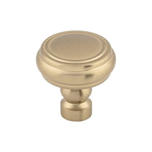 Brixton Rimmed Knob ( Zinc Alloy | Honey Bronze - Devon Collection ) | Manufactured Globally