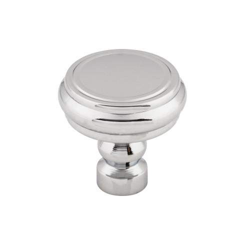 Brixton Rimmed Knob ( Zinc Alloy | Polished Chrome - Devon Collection ) | Manufactured Globally