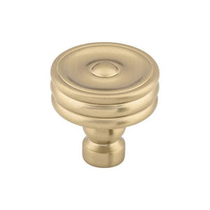 Brixton Ridged Knob ( Zinc Alloy | Honey Bronze - Devon Collection ) | Manufactured Globally