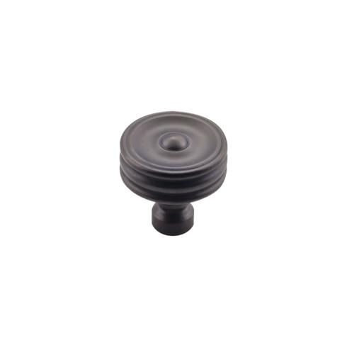 Brixton Ridged Knob ( Zinc Alloy | Sable - Devon Collection ) | Manufactured Globally