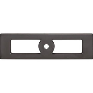 Hollin Knob Backplate ( Zinc Alloy | Ash Gray - Lynwood Collection ) | Manufactured Globally