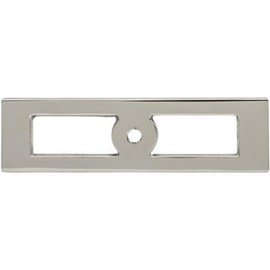 Hollin Knob Backplate ( Zinc Alloy | Polished Nickel - Lynwood Collection ) | Manufactured Globally