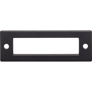 Placa trasera Hollin (aleación de zinc | negro mate - Colección Lynwood) | Fabricada en todo el mundo