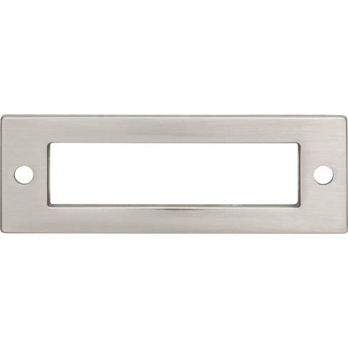 Placa trasera Hollin (aleación de zinc | níquel satinado cepillado - Colección Lynwood) | Fabricada en todo el mundo