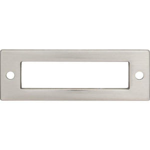 Placa trasera Hollin (aleación de zinc | níquel satinado cepillado - Colección Lynwood) | Fabricada en todo el mundo