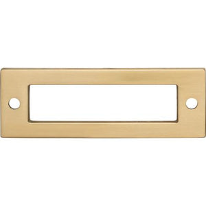 Placa trasera Hollin (aleación de zinc | bronce miel - Colección Lynwood) | Fabricada en todo el mundo