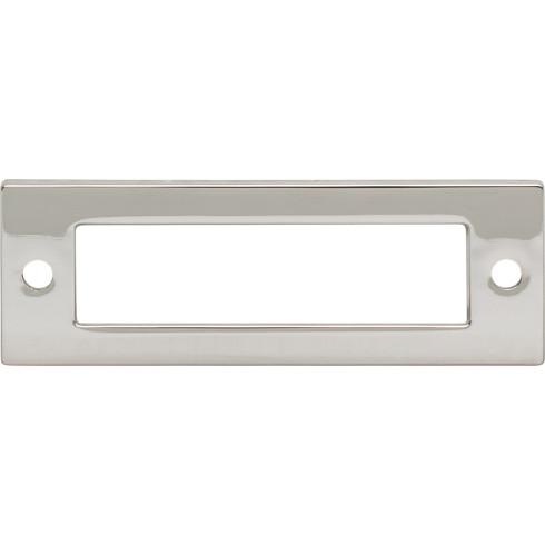 Placa trasera Hollin (aleación de zinc | níquel pulido - Colección Lynwood) | Fabricada en todo el mundo
